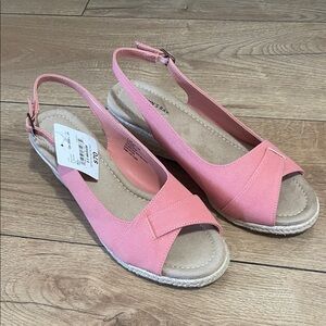 St. John's Bay Coral Espadrille Slingbacks